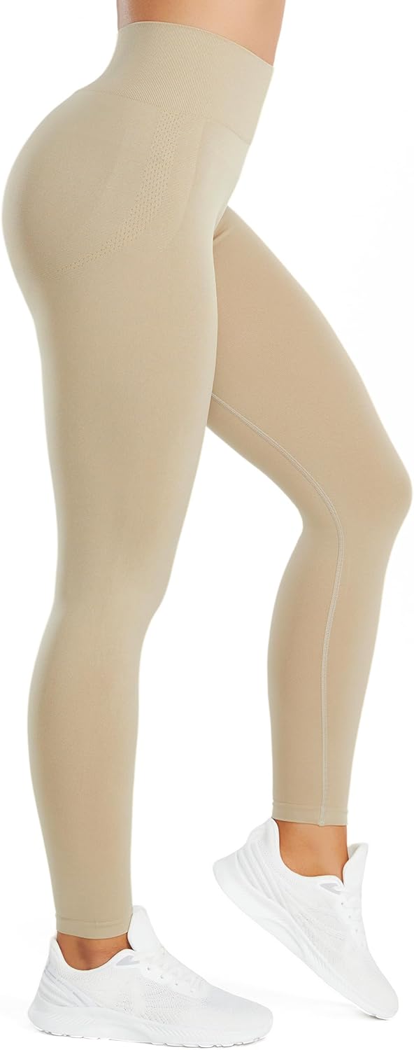Thumbnail 2 de JOYSPELS seamless gym leggings with high waist tummy control & scrunch bum seams