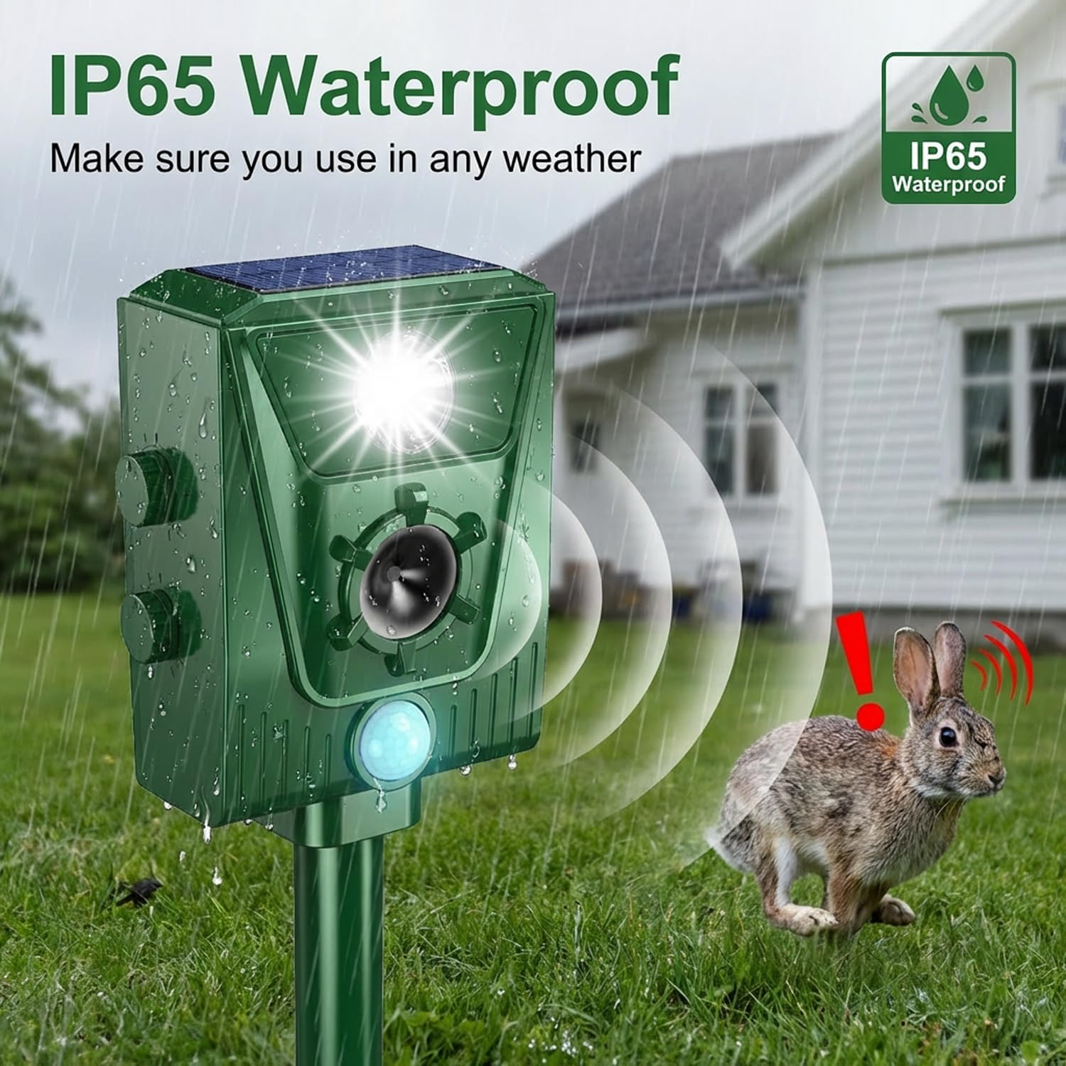 Thumbnail 3 de EMS Ultrasonic Fox Repellent: Solar-Powered Garden Deterrent