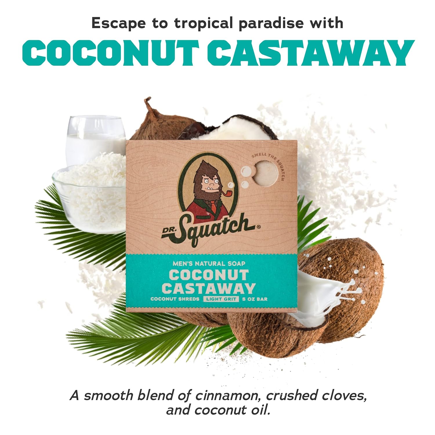 Thumbnail 1 de Dr. Squatch Natural Men’s Cold Process Bar Soap (Coconut Castaway, Fresh Falls, Cool Fresh Aloe, Grapefruit IPA) — 10-Pack, 5 oz