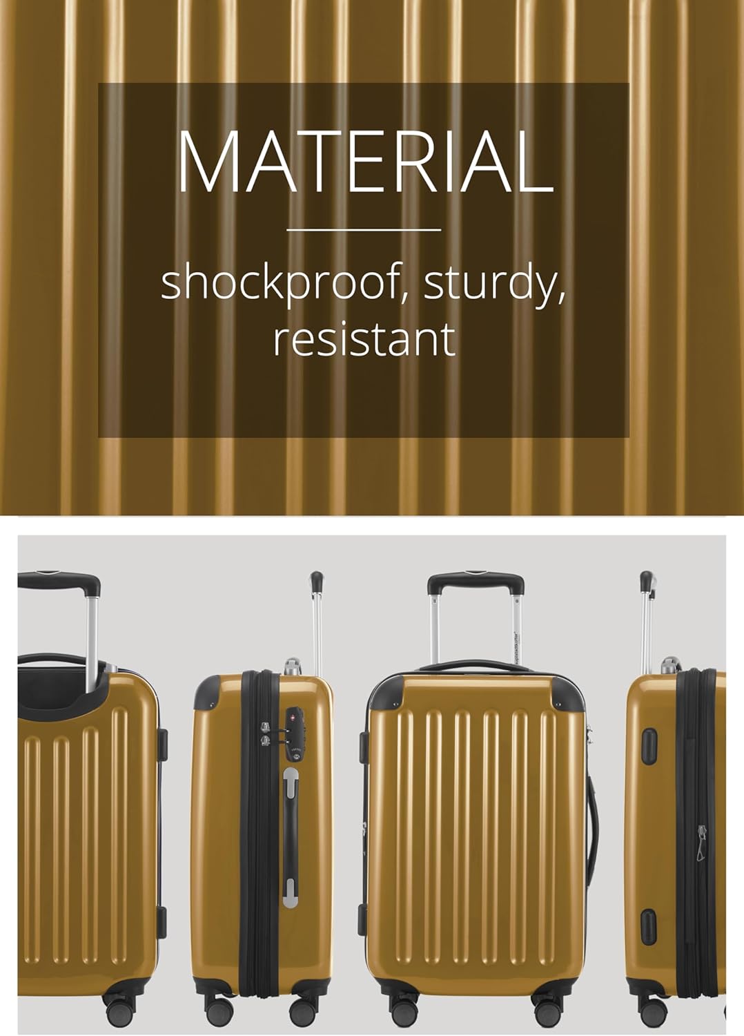 Detalle de HAUPTSTADTKOFFER - ALEX, trolley a mano 55 x 38 x 23 cm con TSA
