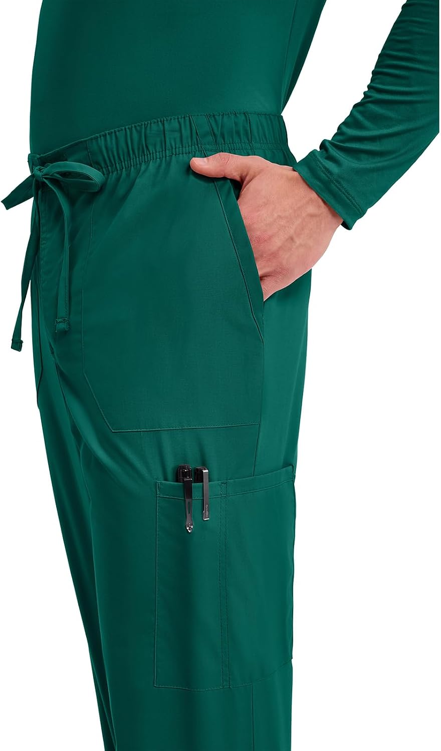 Thumbnail 1 de Cherokee WW190 Men's Tapered Cargo Scrub Pants, 2-Way Stretch, 5 Pockets