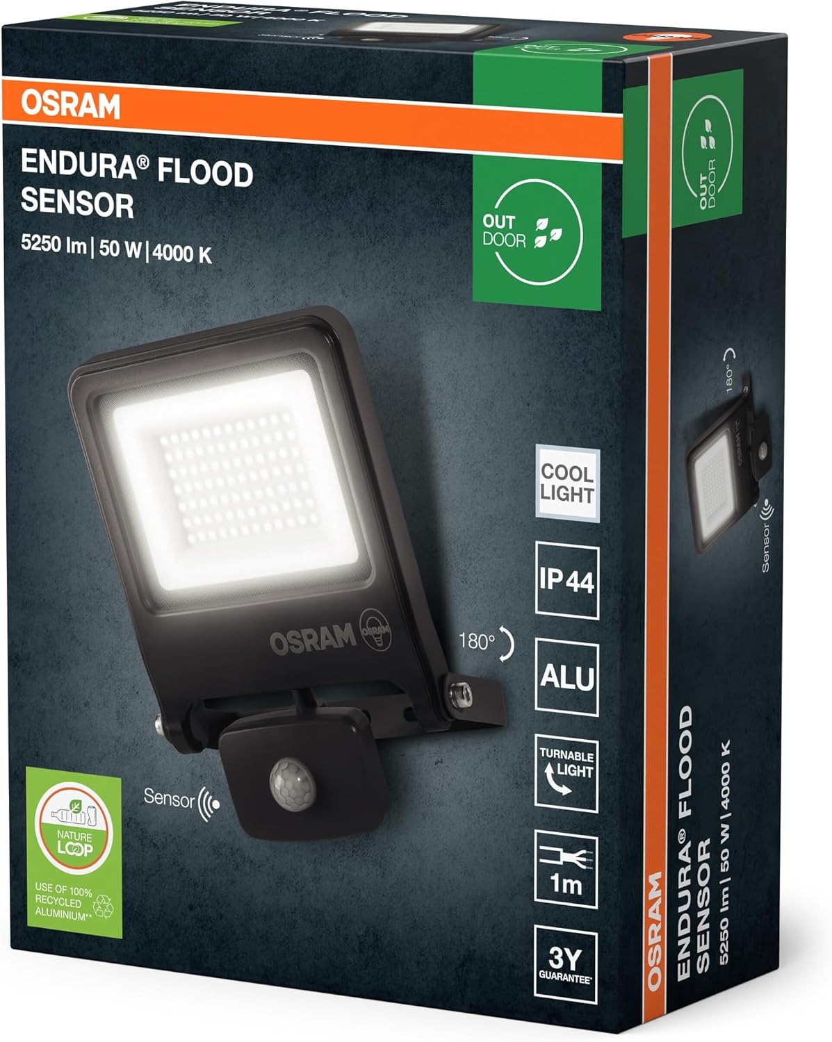 Thumbnail 1 de OSRAM ENDURA Flood Sensor Cool White PCR