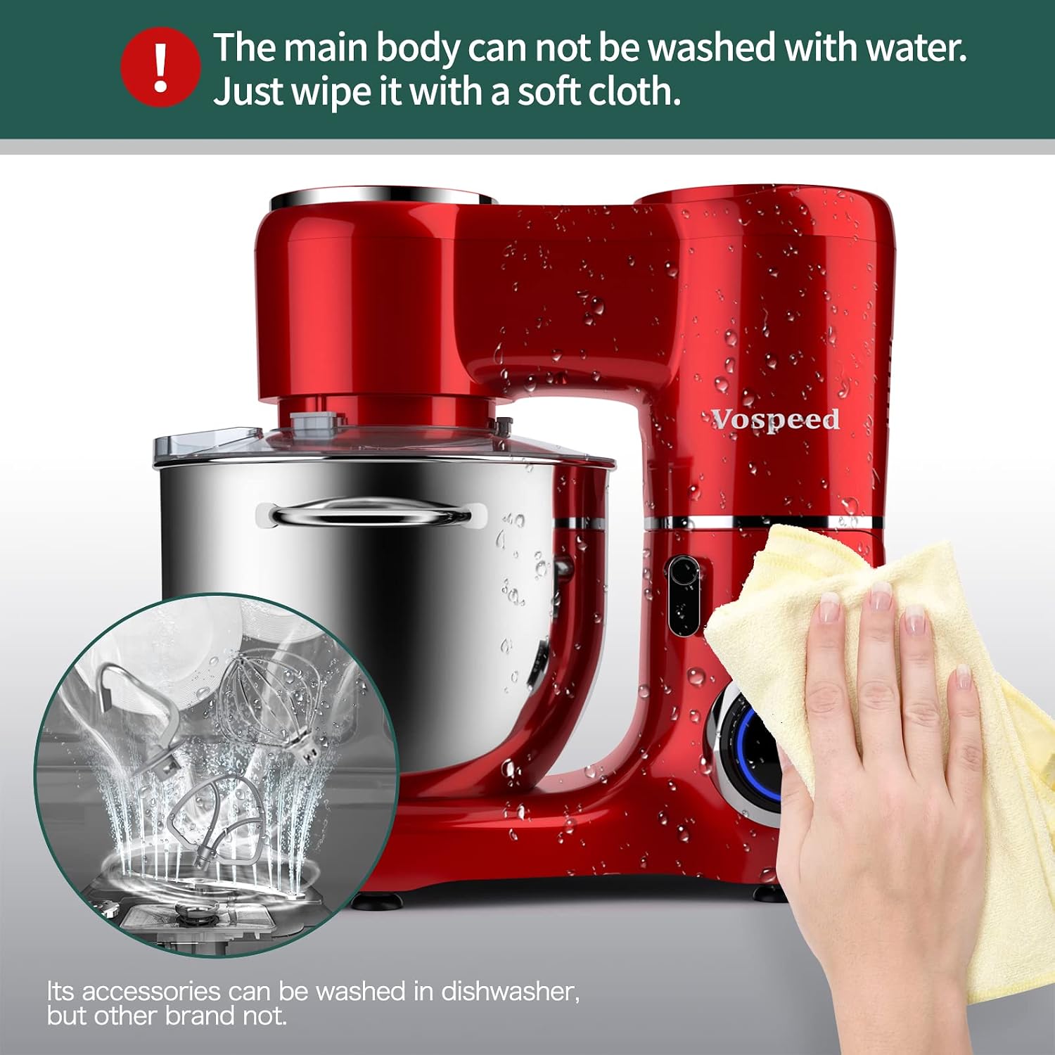 Thumbnail 4 de Vospeed Stand Mixer 8L electric mixer