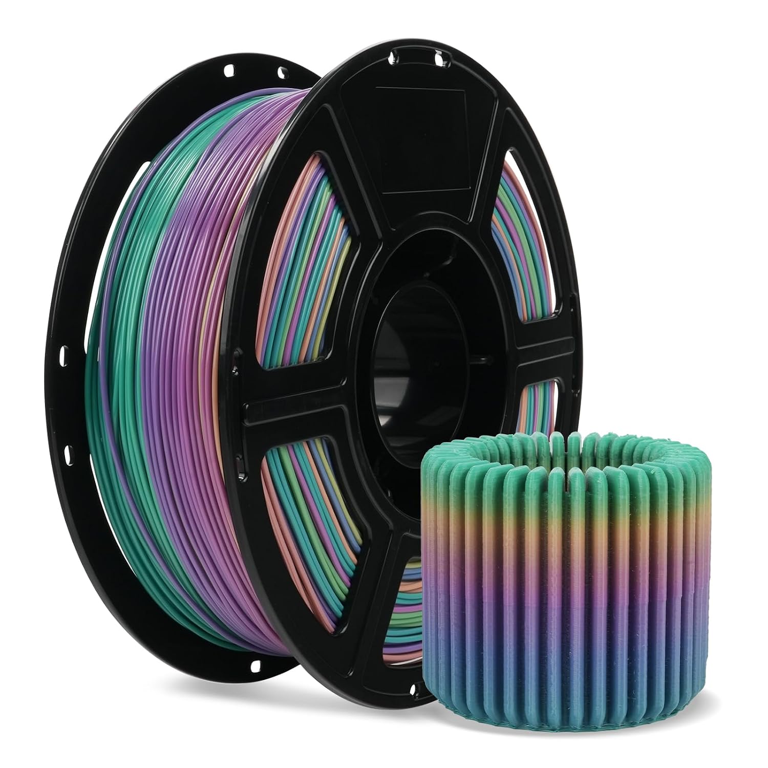FLASHFORGE TPU95A Elastic Filament 1.75 mm, 1 kg – Schwarz