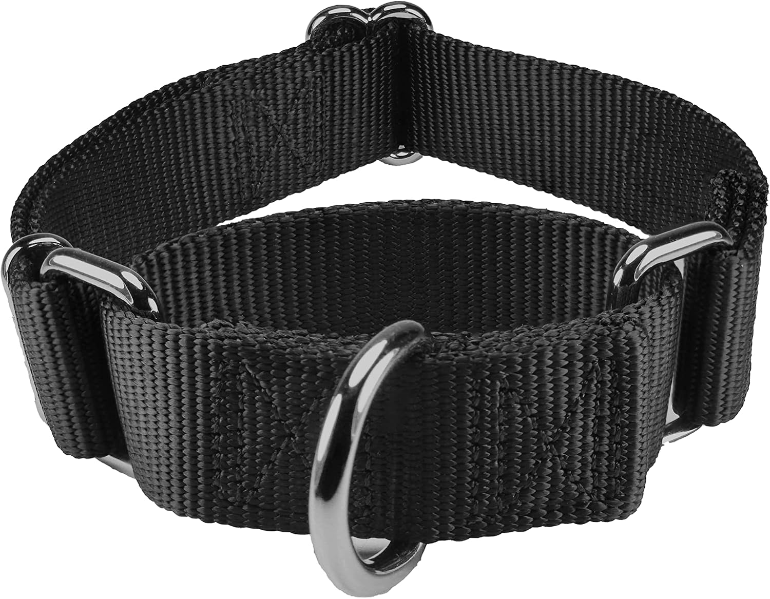 Detalle de Mikivery Martingale Nylon Dog Collar for Medium and Large Dogs