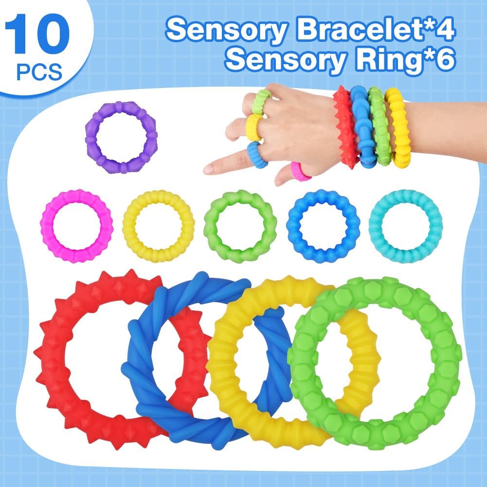 Detalle de Aolso Bracelets Anti Stress 10 pièces