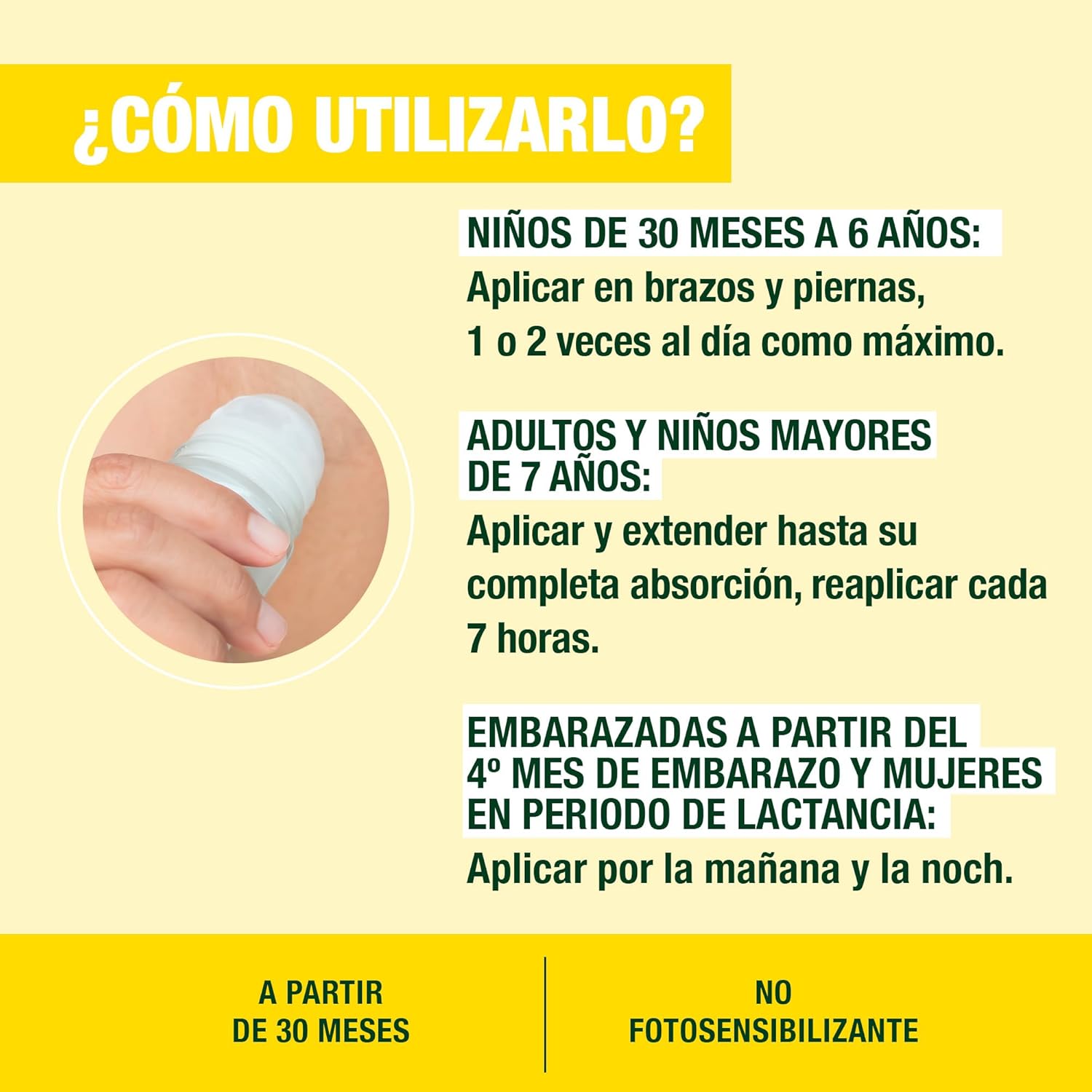 Detalle 2 de PRANAROM Aromapic Roll-On Antimosquitos Citronela+ Bio (75 ml)