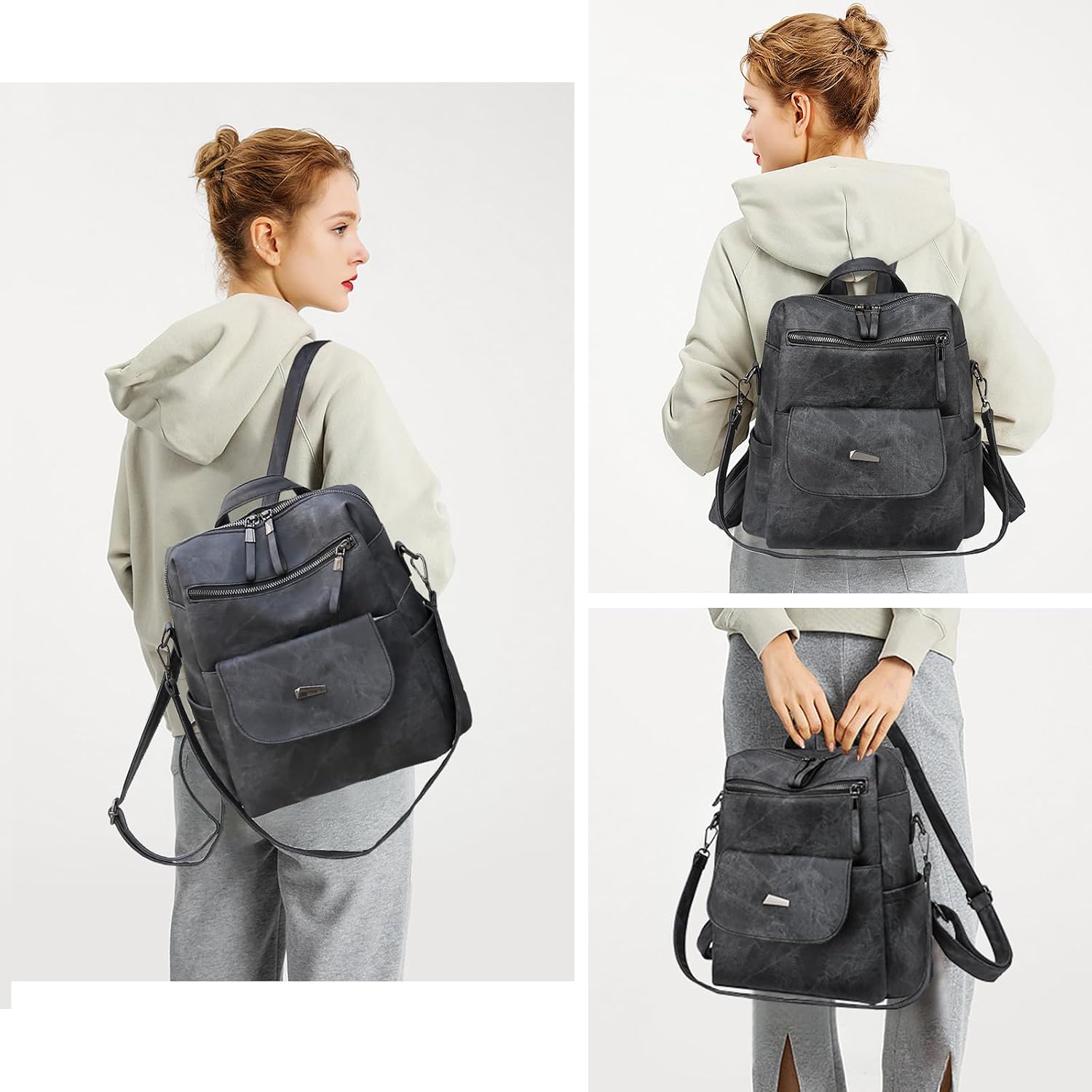 Thumbnail 1 de Puwuzixi Damen Rucksack – wasserdicht, anti-Diebstahl & vielseitig einsetzbar