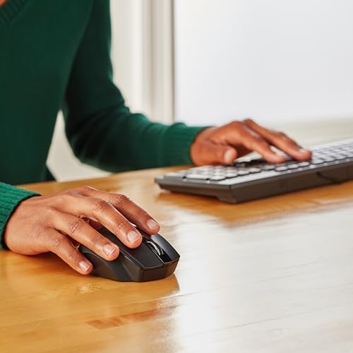 Thumbnail 8 de Amazon Basics Mouse wireless ergonomico (DPI regolabile) – Nero