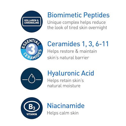 Thumbnail 2 de CeraVe Night Cream: Overnight Hydration with Peptide Complex and Ceramides