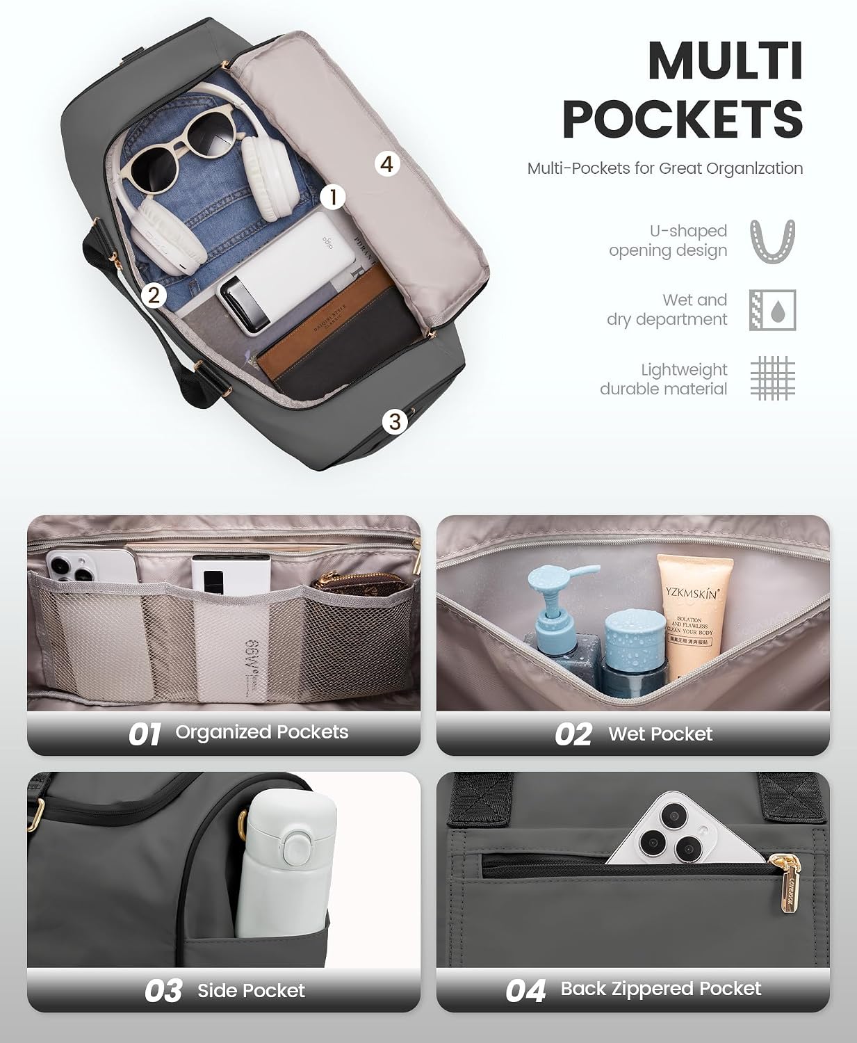 Thumbnail 2 de LOVEVOOK Weekender Reisetasche 37L