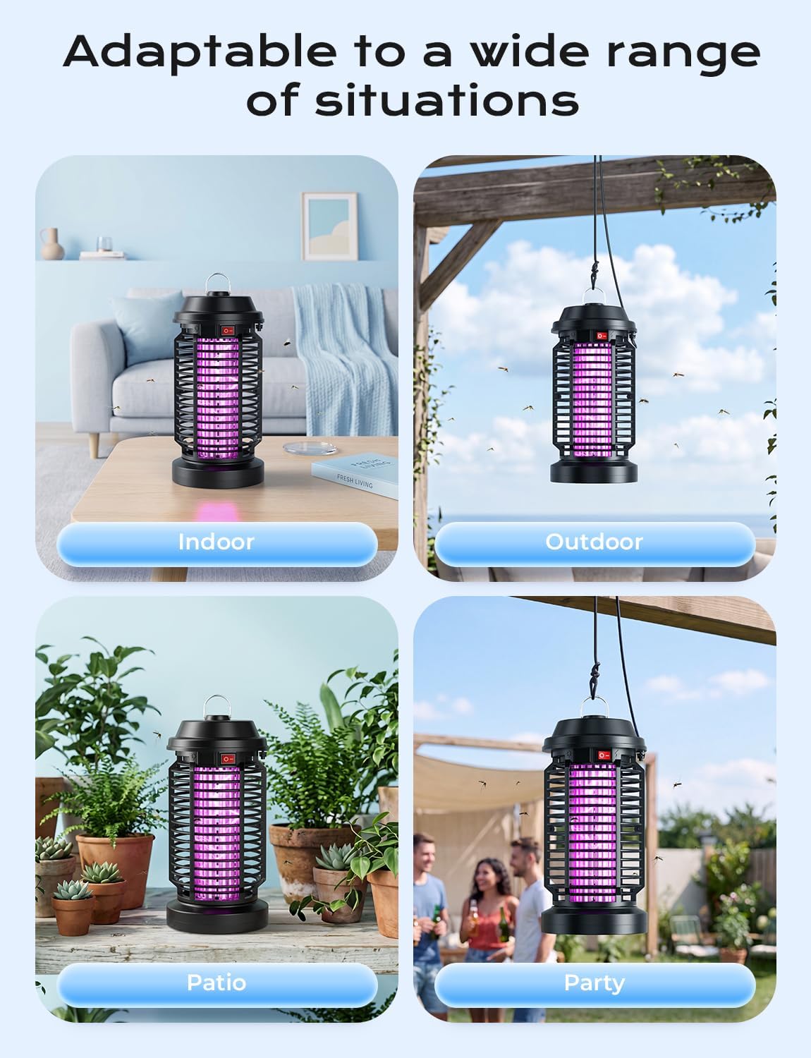 Thumbnail 6 de YISSVIC Electric Bug Zapper, 15W