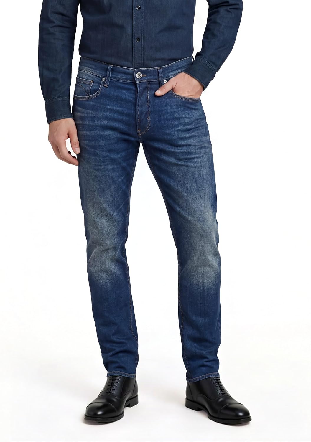Detalle 2 de G-Star RAW 3301 Slim Fit – męskie jeansy o dopasowanym kroju