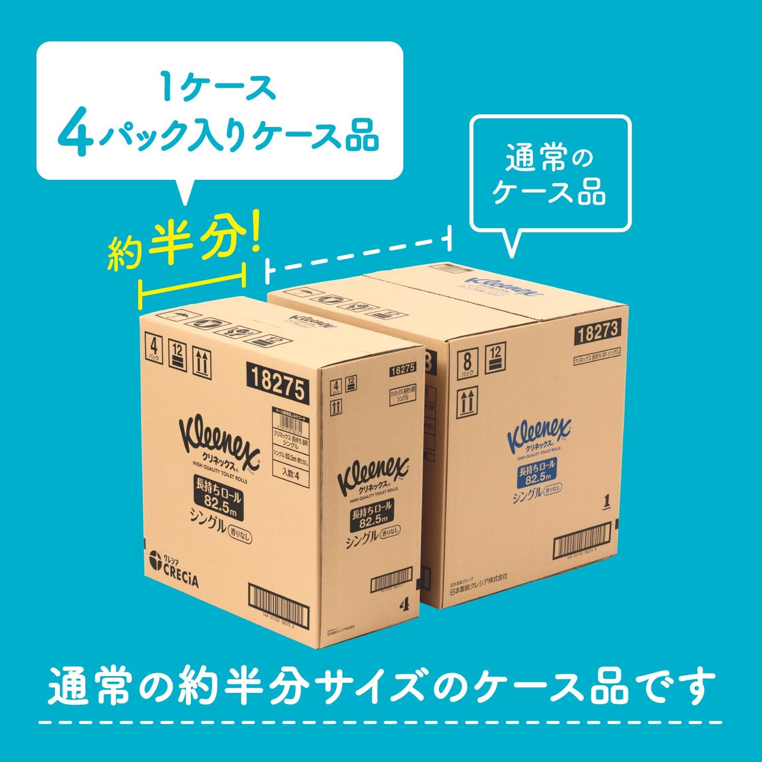 Detalle 2 de クリネックス トイレットペーパー シングル 82.5m・32ロール FSC認証紙