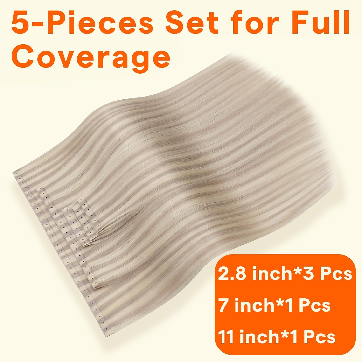 Thumbnail 2 de Full Shine Butterfly Weft Hair Extensions 18In 100g