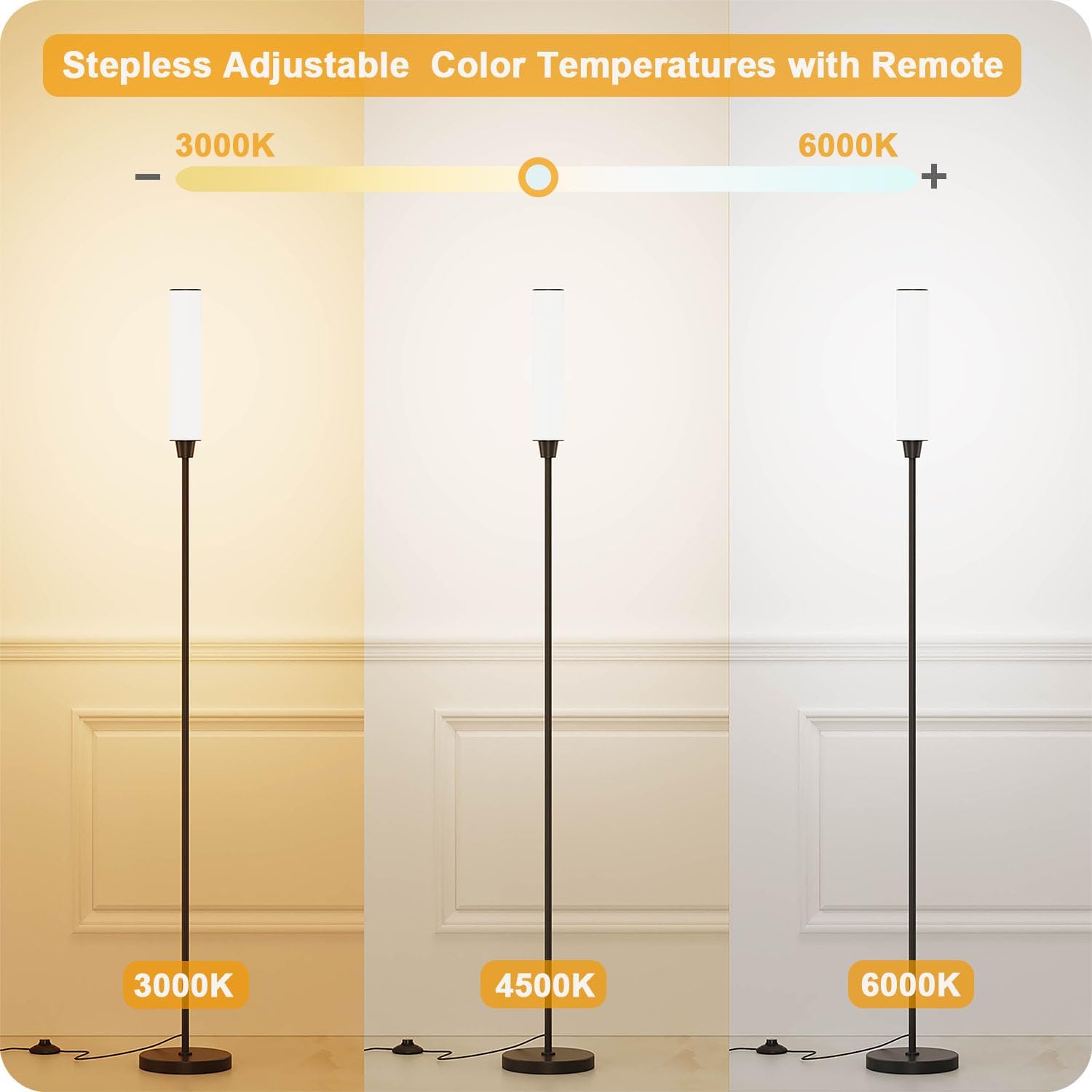 Thumbnail 2 de pekipe Dimmable Floor Lamp 3000-6000K