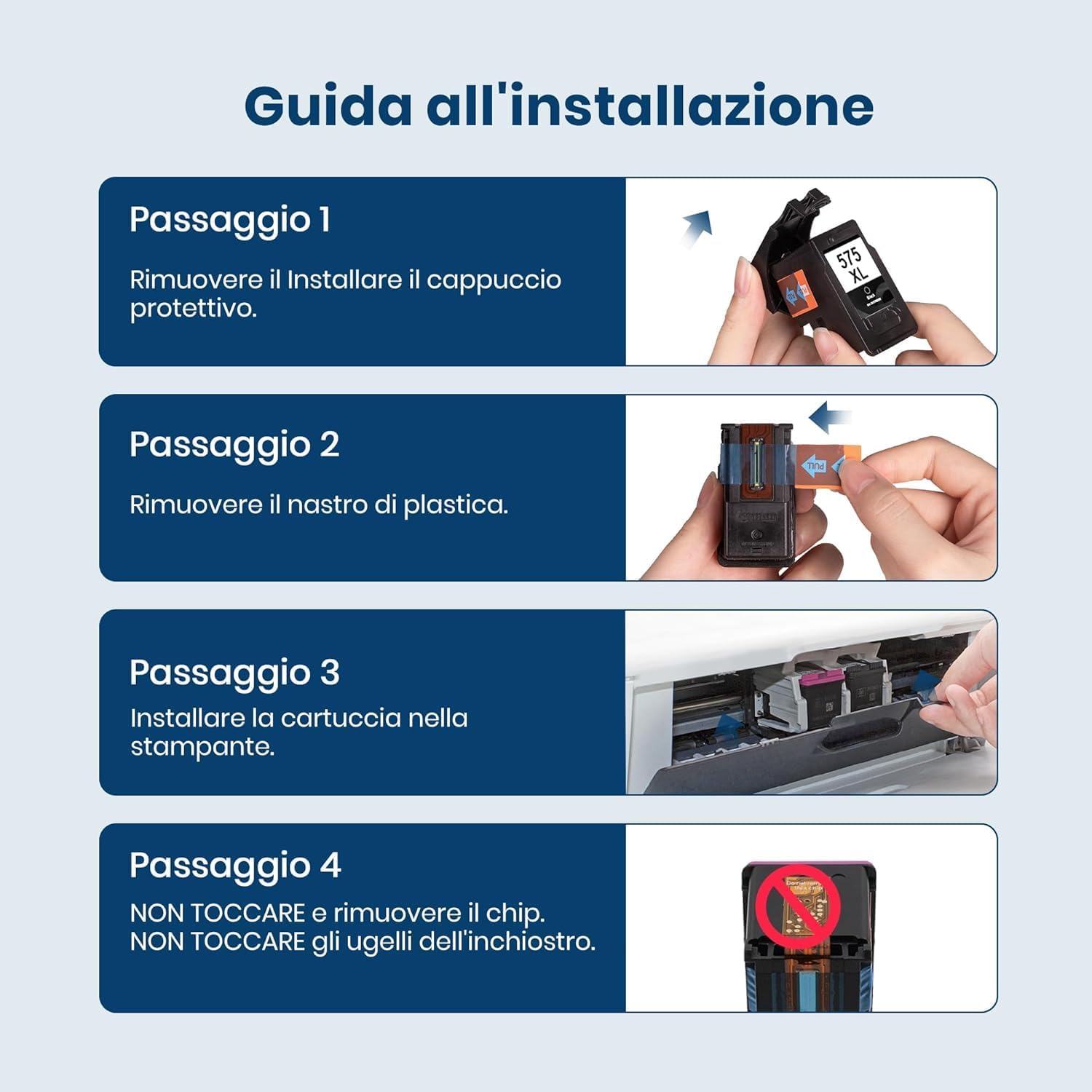 Thumbnail 3 de Set 2 cartucce PG-575 XL e CL-576 XL per Canon Pixma (nero e colore) per TS3750i/TR4750i