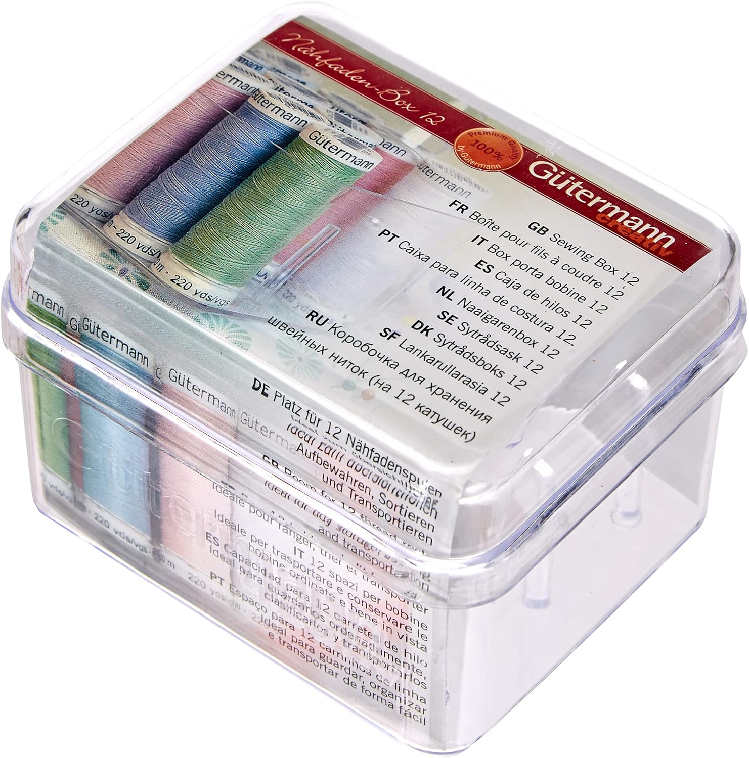 Detalle 1 de Gütermann Sewing Thread Box: 27 Spool