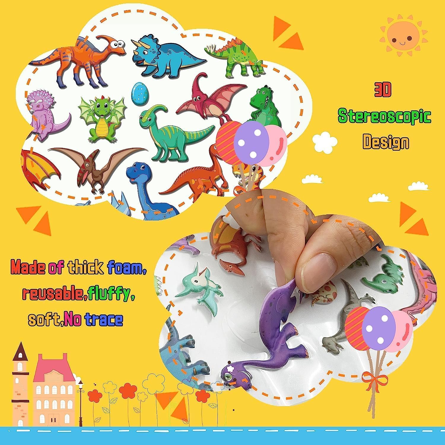 Detalle 2 de Kalysky 6 Pack Reusable Sticker Book 300+ stickers