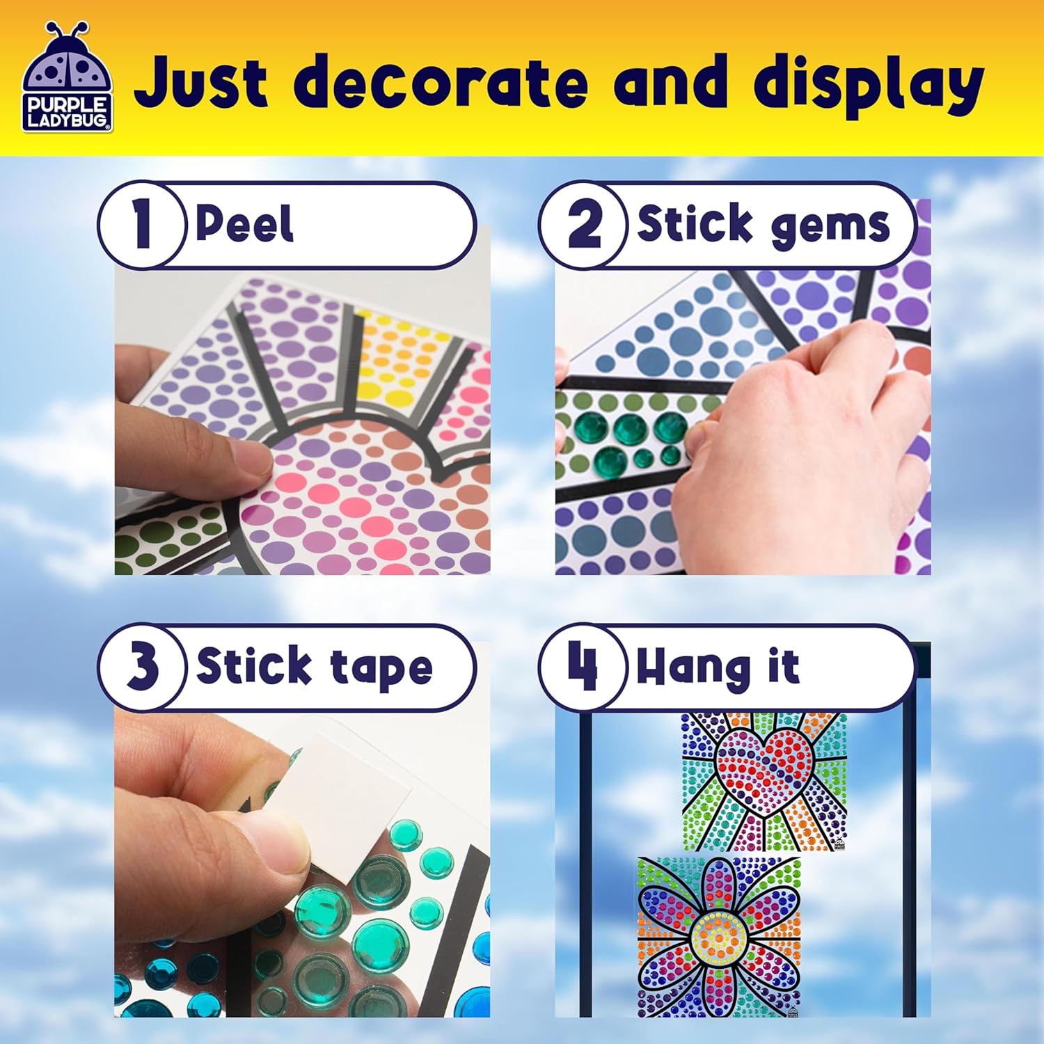 Thumbnail 5 de SunGemmers Suncatcher Window Art Kit