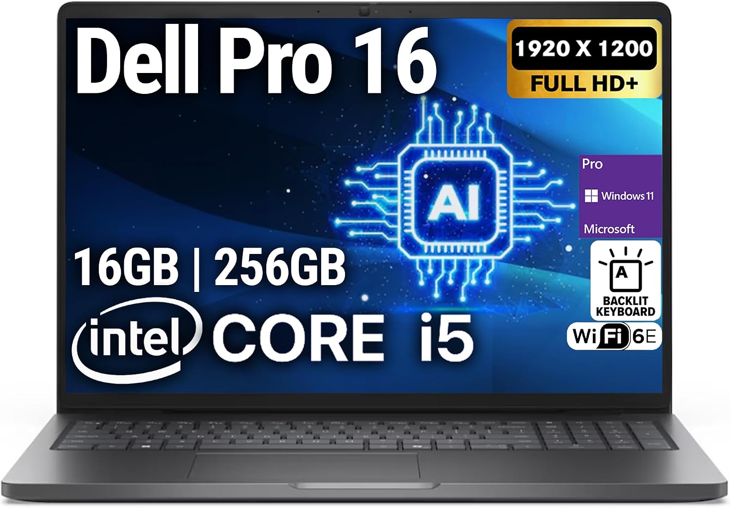Thumbnail 6 de Dell Pro 16 (Next-gen Latitude 3550) 16" FHD+ Business Laptop with 32GB DDR5 RAM and 1TB NVMe SSD