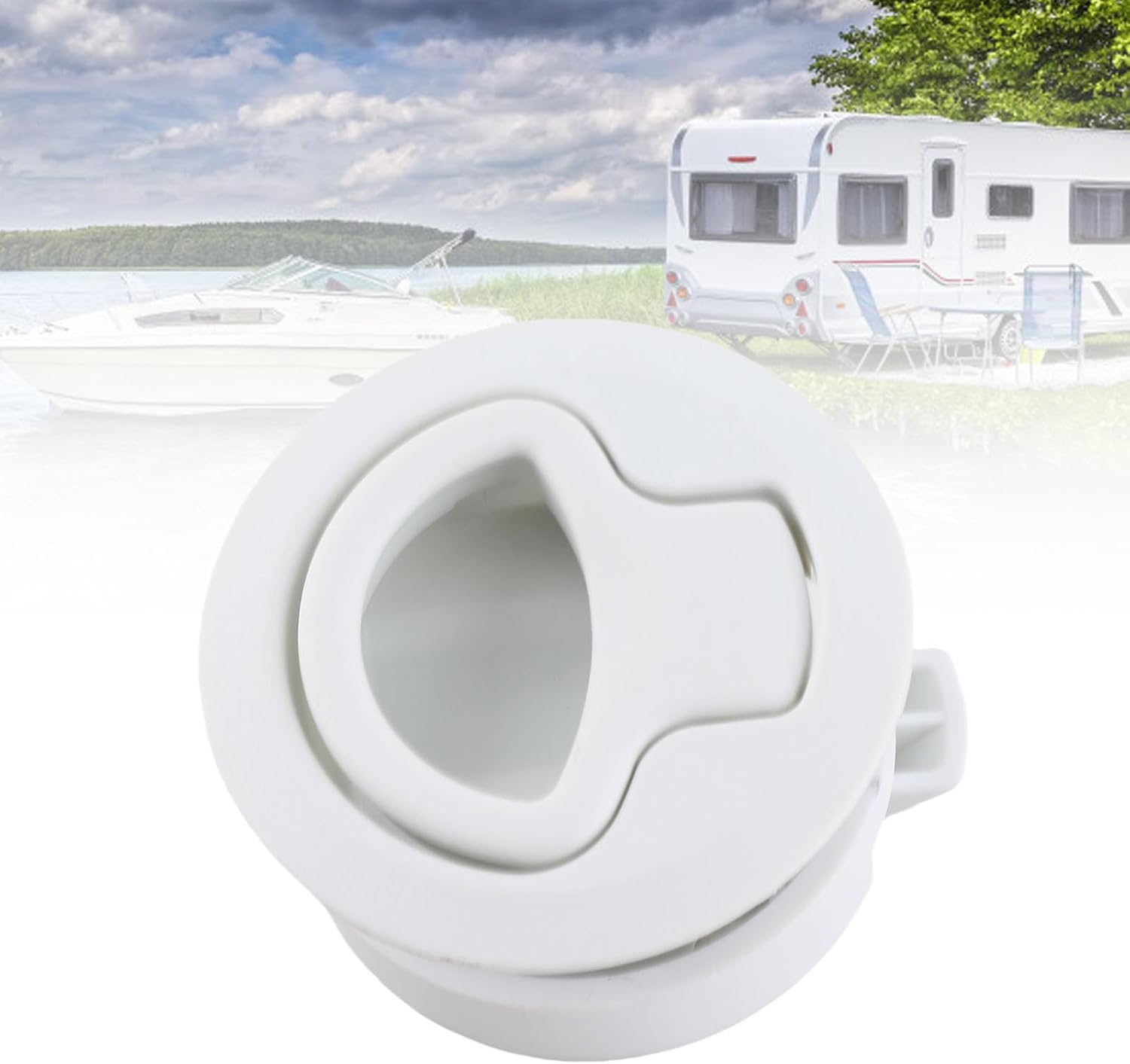Detalle 2 de Seadoo Slam Latch Replacement for 1.8" Flush Pull Hatch – White
