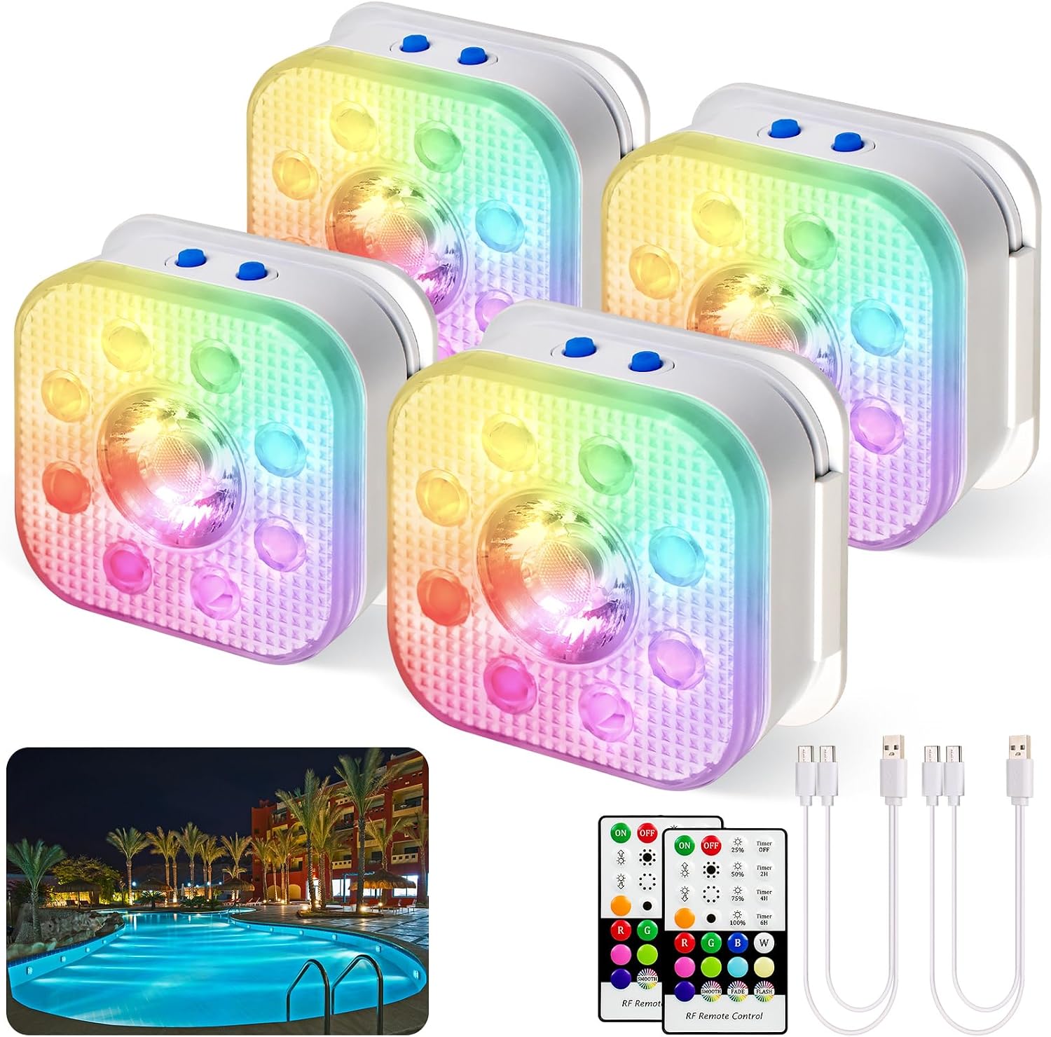 Detalle de HL Unterwasser Licht RGB 3000mAh