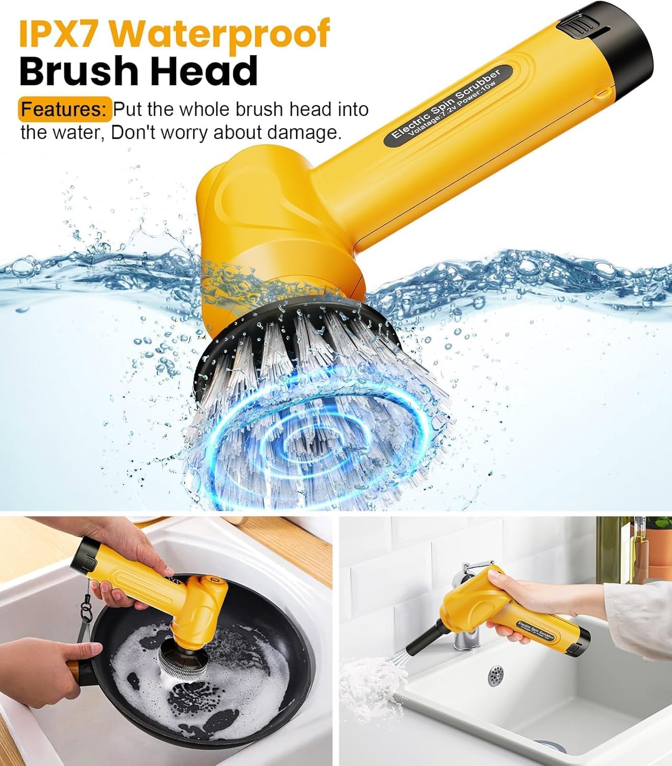 Thumbnail 5 de Qimedo Handheld Electric Scrubber 5000 mAh 🧽