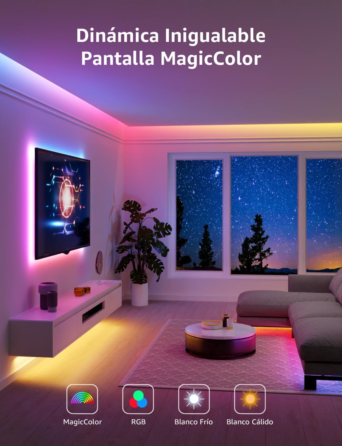 Thumbnail 5 de Lepro S1 AI Tira LED 5M MagicColor