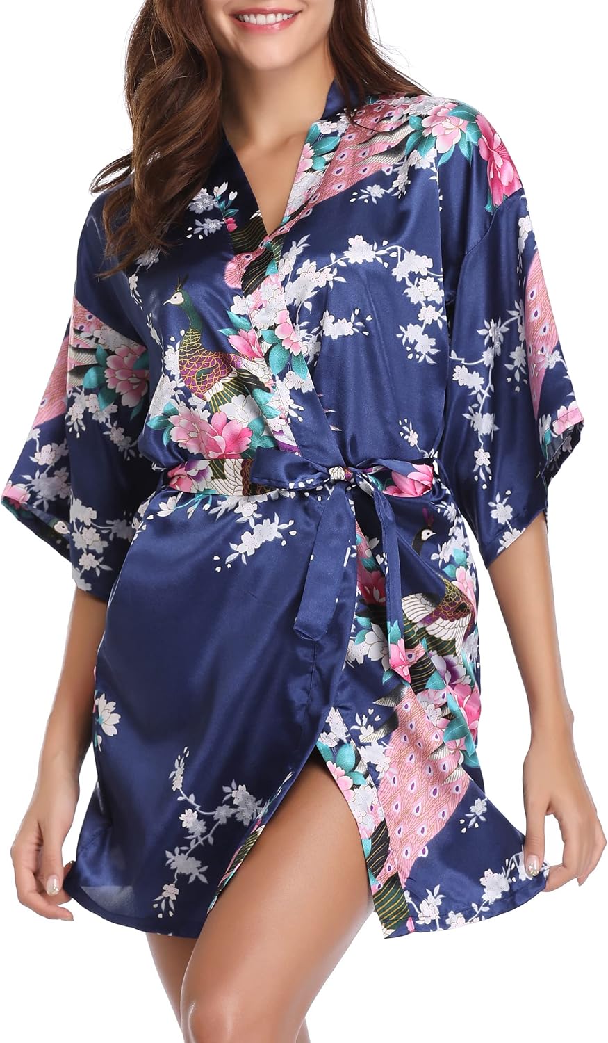 Thumbnail 1 de Vlazom Kimono Japonais Satin Mariage 🎎