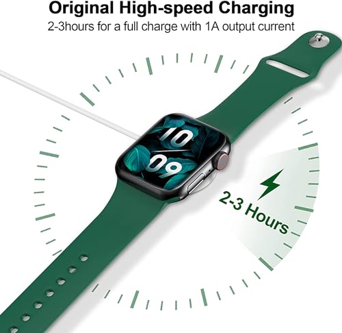 Detalle de Xiwxi 2026 Upgraded Apple Watch Charger: Magnetic USB-C Fast Charging Cable