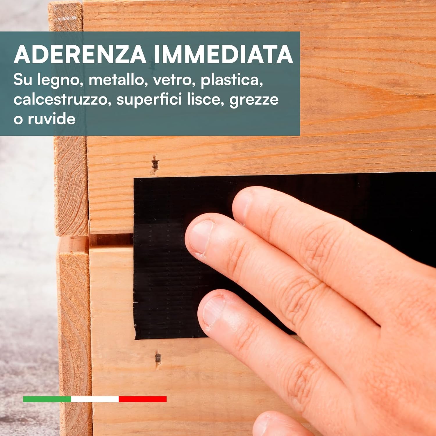 Detalle de DNK TRADE Nastro Adesivo Telato Americano 50mm x 25m – Nero, Impermeabile e Multisuperficie (3 Rotoli)
