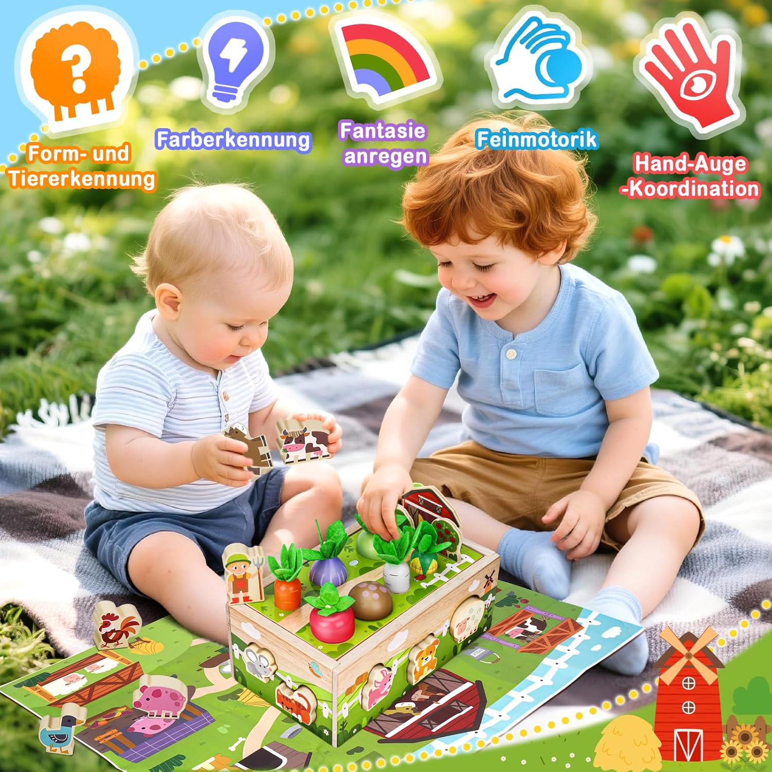 Detalle de Montessori Spielzeug ab 1 Jahr