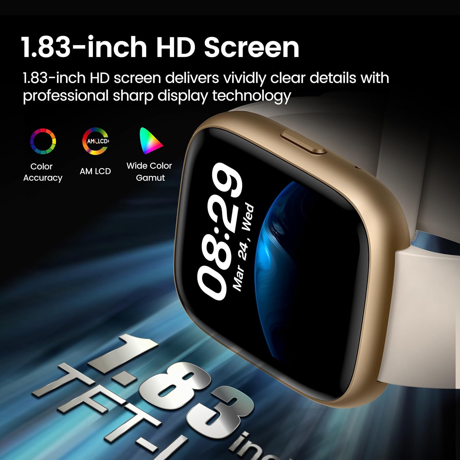Detalle 2 de Smart Watch IDW26 1.83" HD Fitness