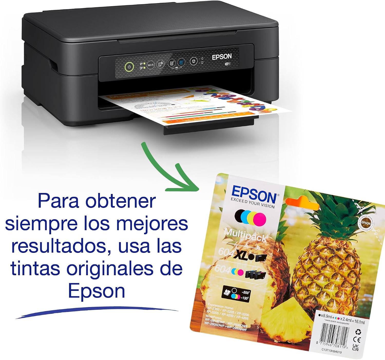 Detalle 2 de Epson Expression XP-2200 multifunción A4 con Wi‑Fi y ReadyPrint Flex