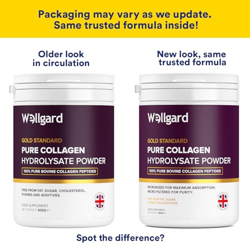Thumbnail 8 de Wellgard Collagen Powder: Bovine Peptides with High Levels of 8 Essential Amino Acids, Halal & Kosher, Made in the UK