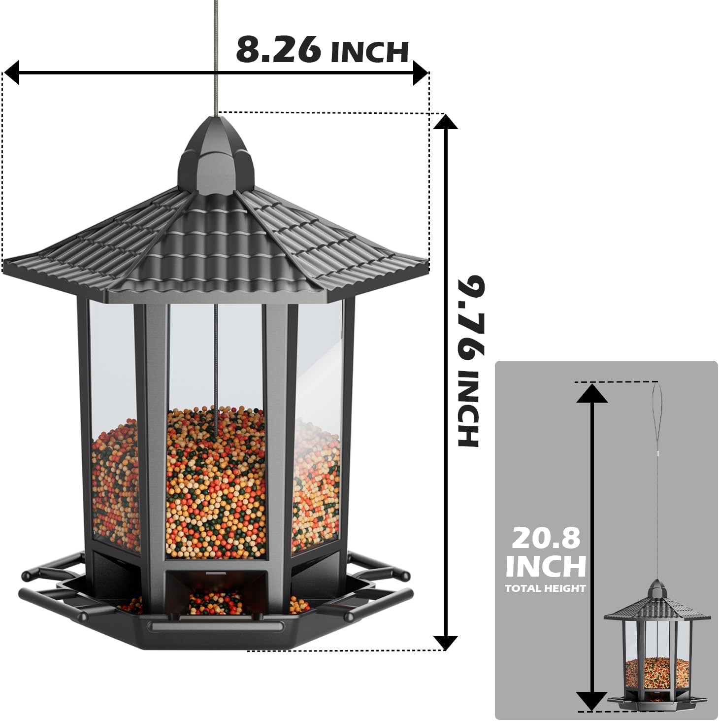 Detalle de Birdream bird feeders, 2-pack