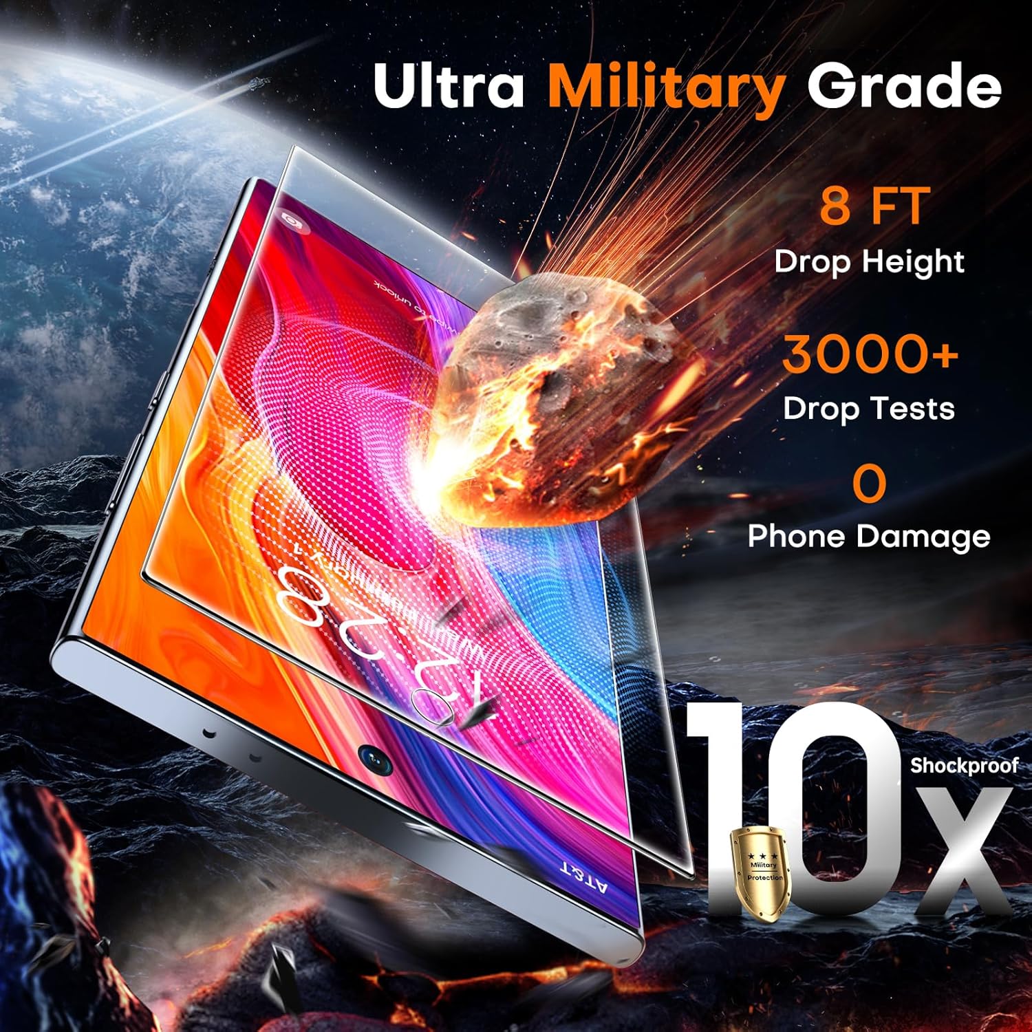 Thumbnail 1 de Samsung Galaxy S24 Ultra screen protector 9H+