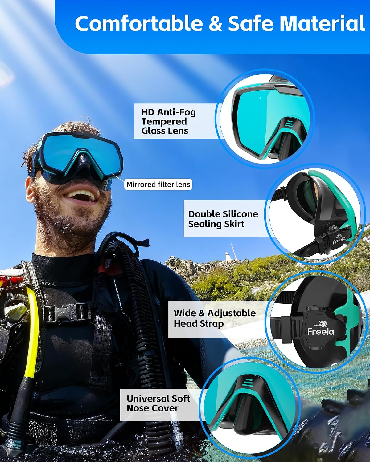 Detalle de Freela Snorkel Set with Silicone