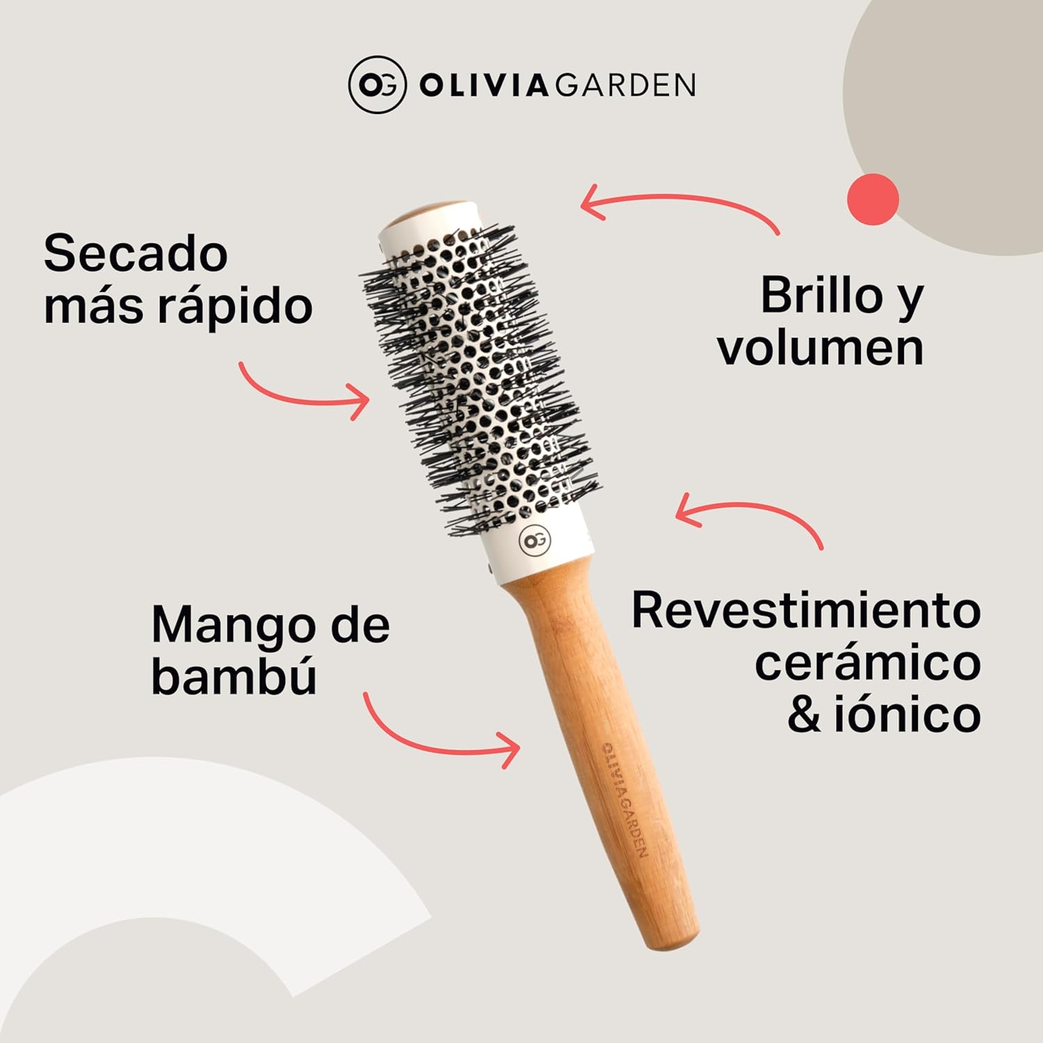 Thumbnail 6 de Olivia Garden Bamboo Touch Blowout Thermal 33