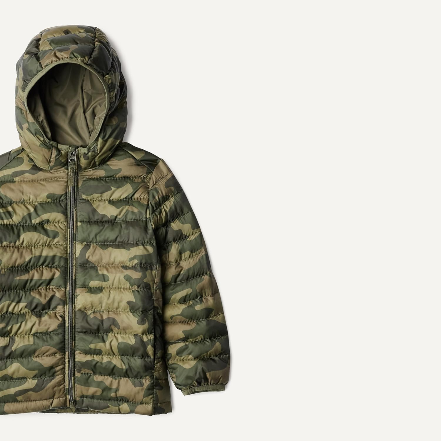 Thumbnail 1 de Amazon Essentials Jungen leichte, wasserabweisende Pufferjacke mit Kapuze – verstaubar & Übergangsjacke