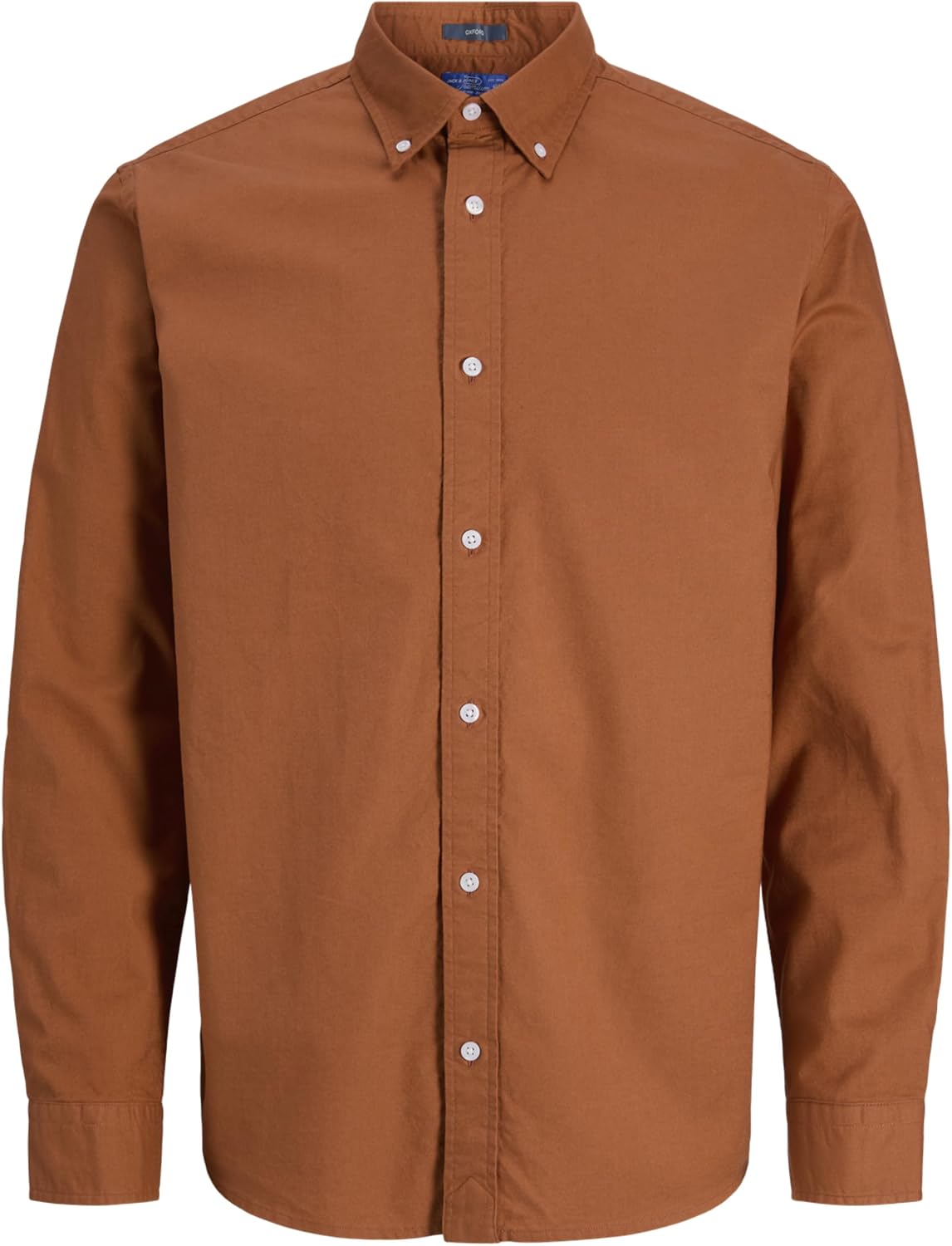 Detalle de Jack & Jones Jprbluharvey Oxford L/S Shirt SN Uomo