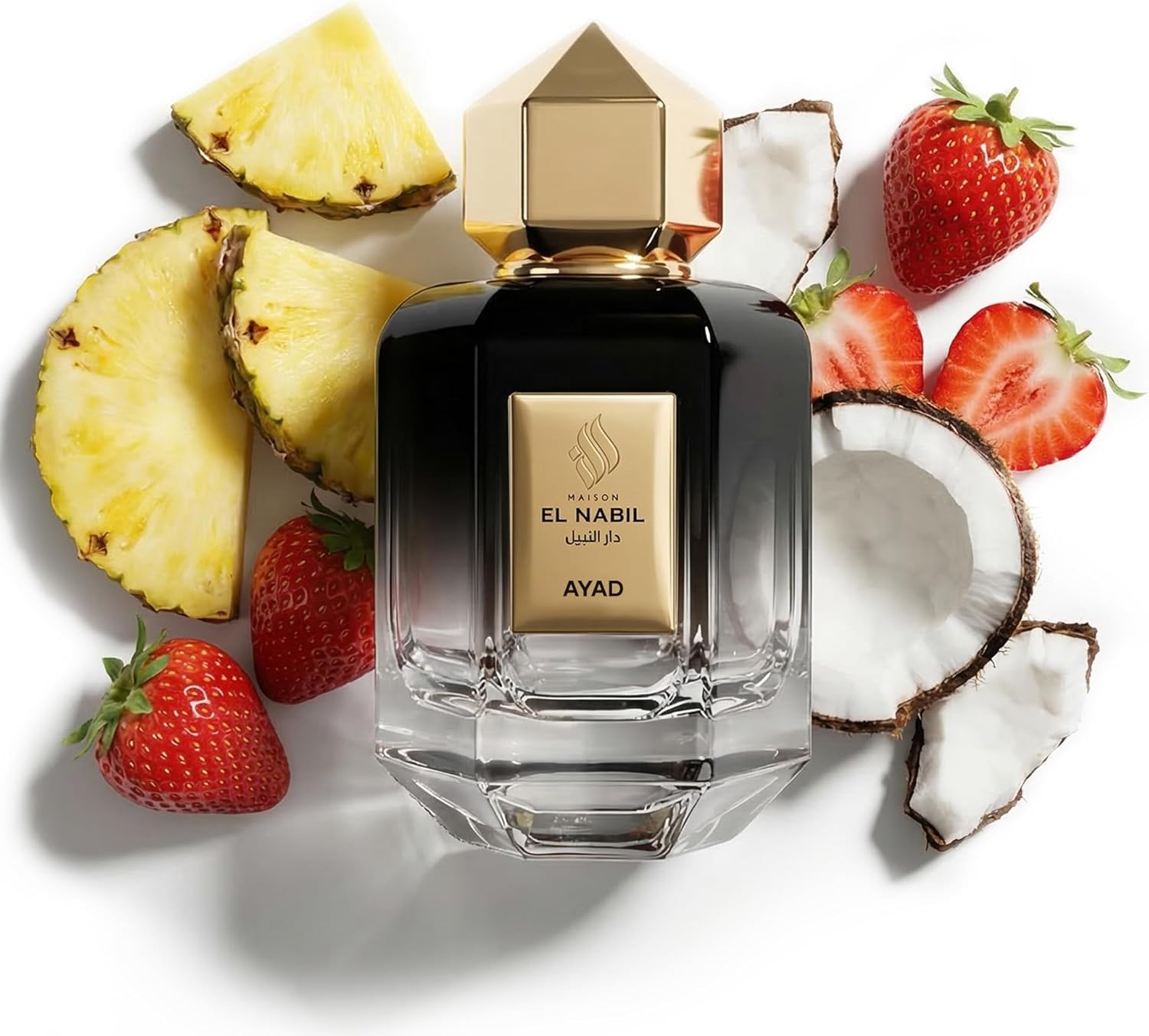 Detalle de AYAD – Eau de Parfum Dubai Mixte par Maison El Nabil, 65 ml – Tropical, Musqué et Gourmand