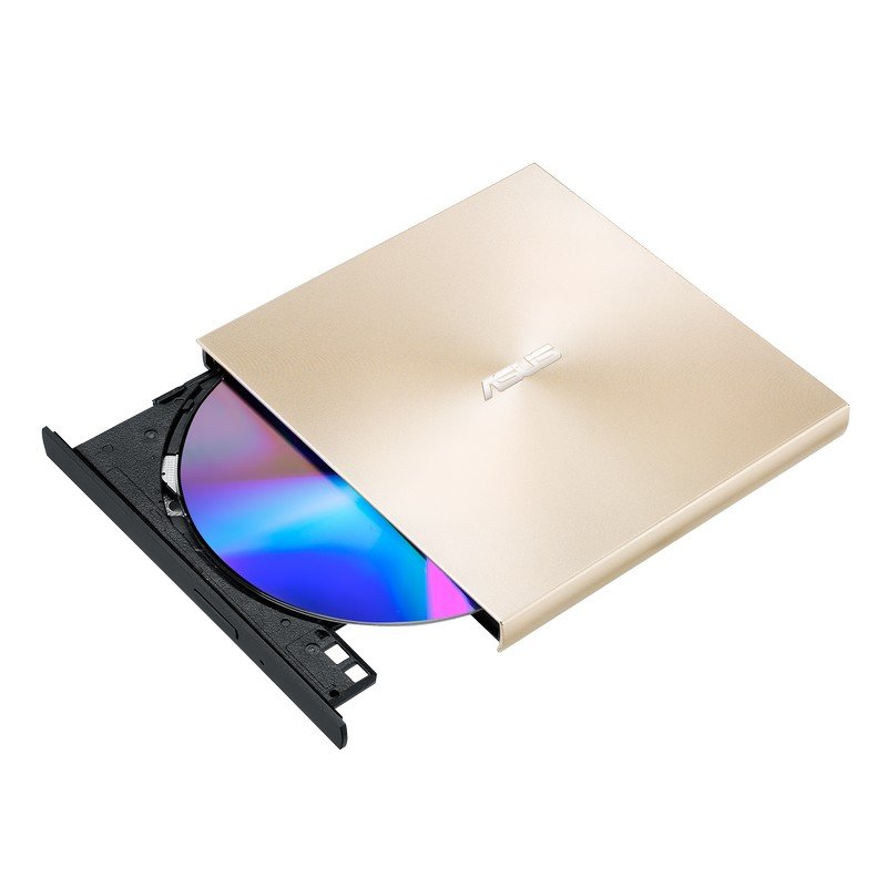 Thumbnail 1 de Asus ZenDrive U8M grabadora de DVD portátil USB/USB-C dorada ultradelgada