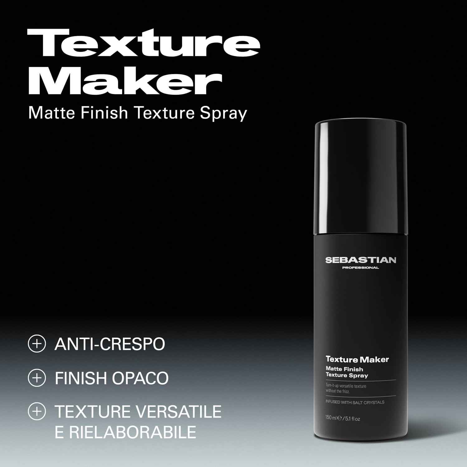 Thumbnail 2 de Sebastian Professional Texture Maker Matte Finish Texture Spray 150 ml