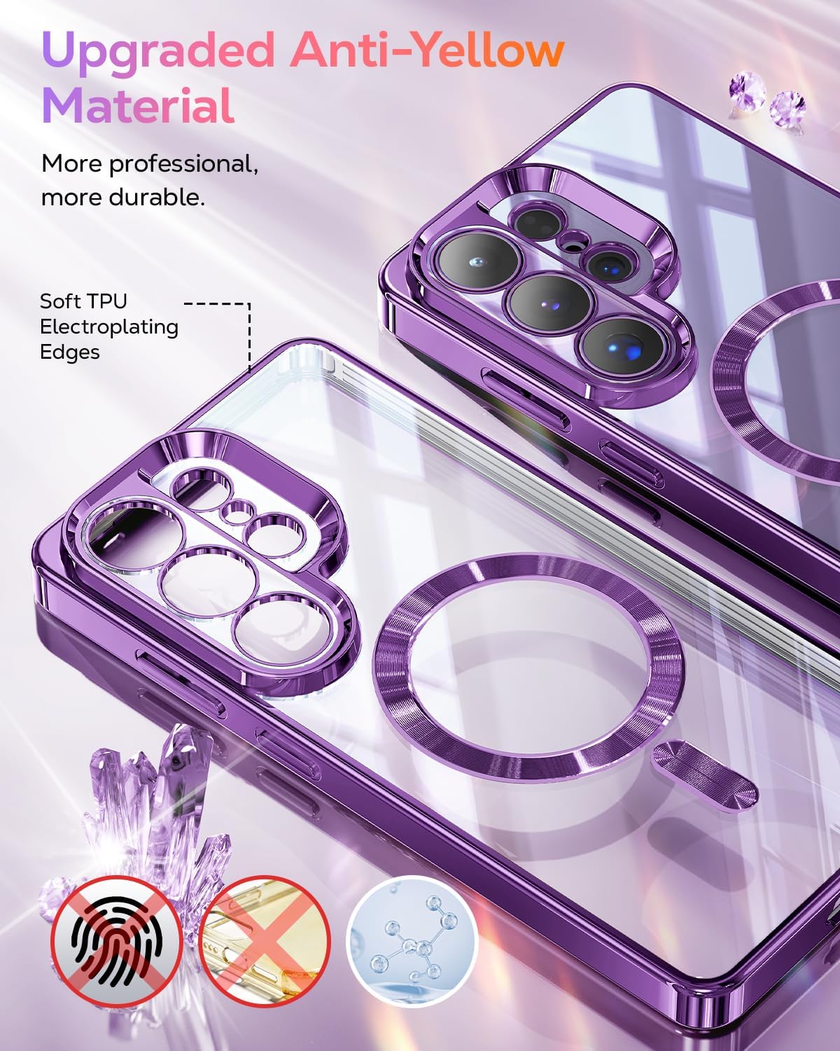 Detalle de Meifigno Magnetic Case for S26 Ultra 6.9in