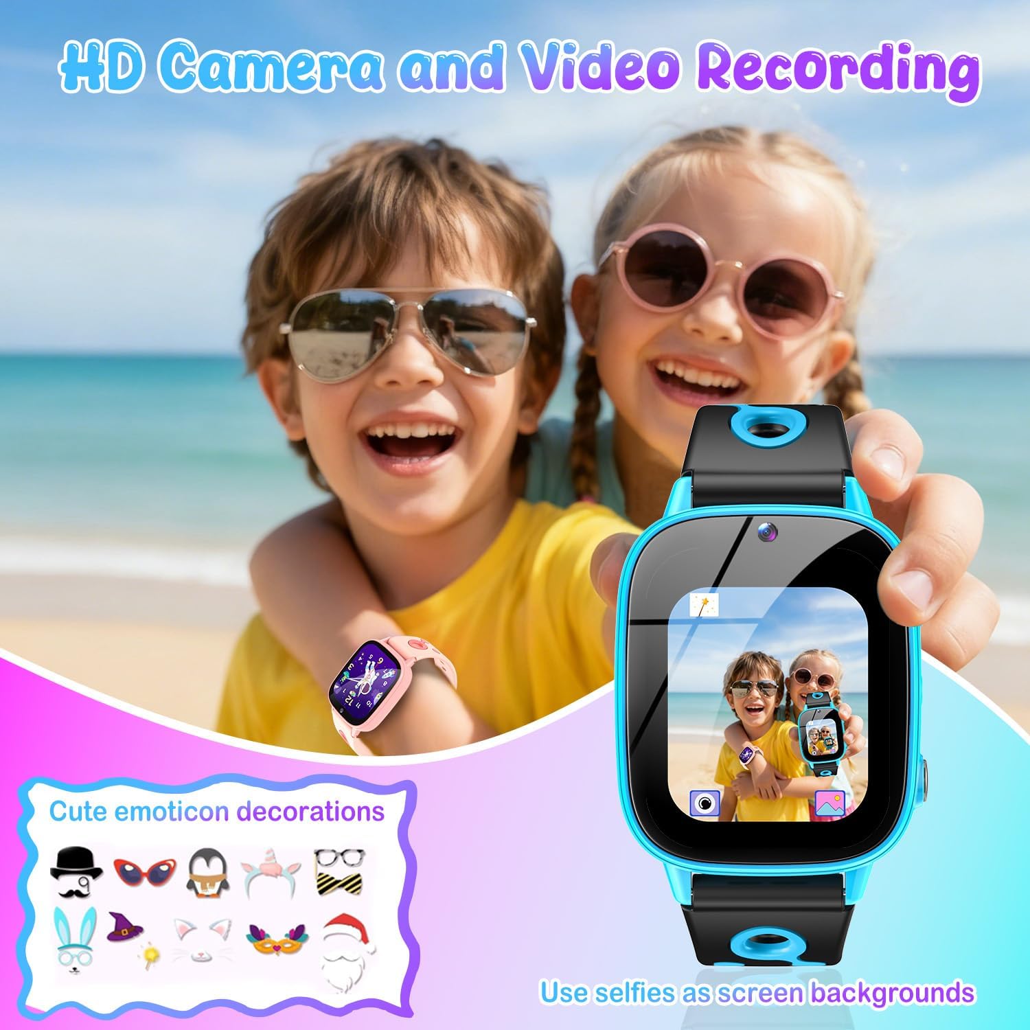Detalle 2 de Smartwatch bambina con fotocamera 1,8