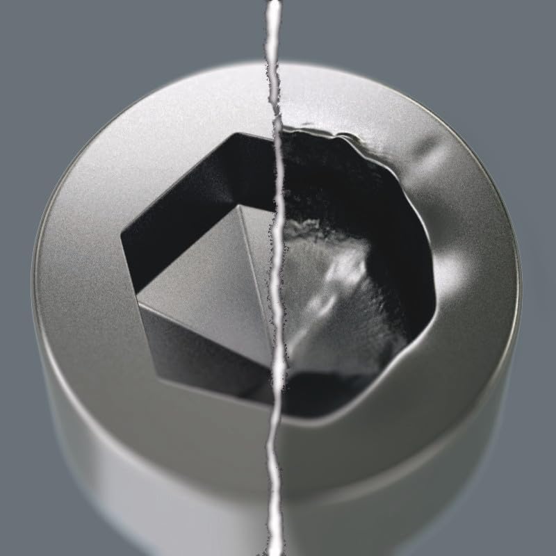 Detalle de Wera 05133164001 Hex-Plus 950/9 六角レンチセット 9点・ミリサイズ・ブラックレーザー仕上げ