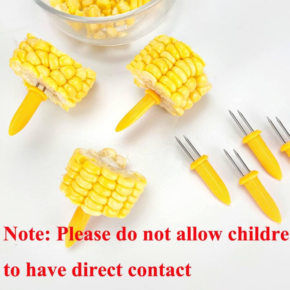 Detalle 2 de 24 Pack Stainless Steel Corn Holders for Grilling and Barbecues