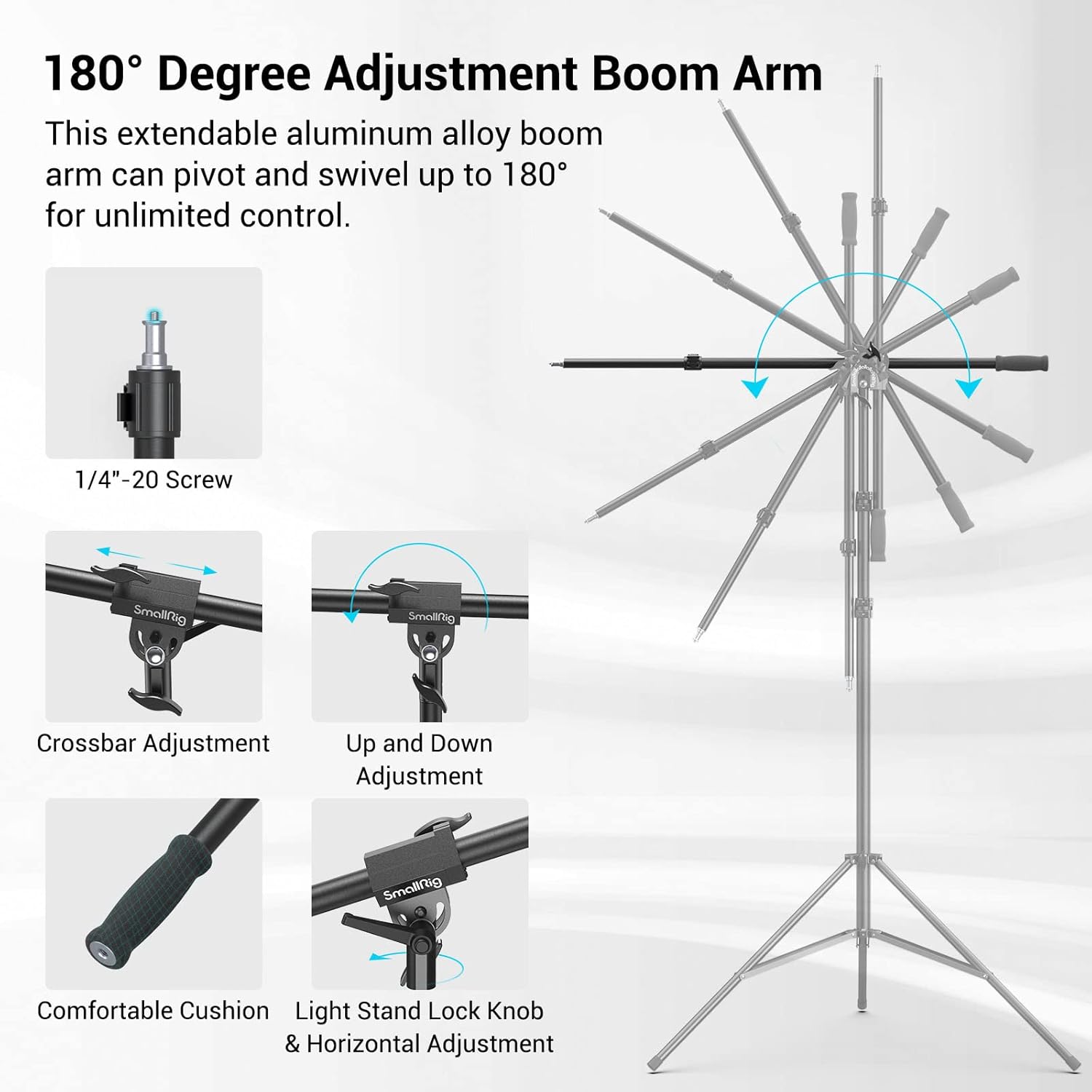 Thumbnail 5 de SMALLRIG RA-S280A Light Stand 280 cm